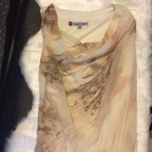 Jennifer Lopez Cowel Neck Sleeveless Blouse!